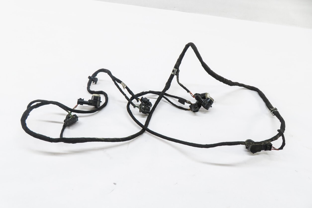 Thumbnail 2: 2014 MERCEDES GL450 (X166) REAR PDC PARK DISTANCE SENSOR SET w/ HARNESS (WHITE)