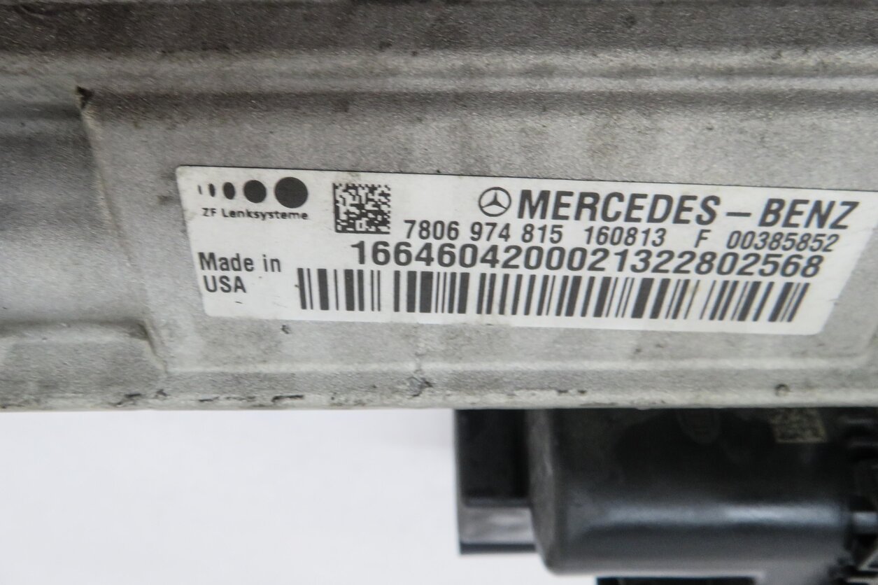 Thumbnail 4: 2013-2016 MERCEDES GL350 GL450 GL550 ML250 ML350 ML550 (W166 X166) RACK & PINION