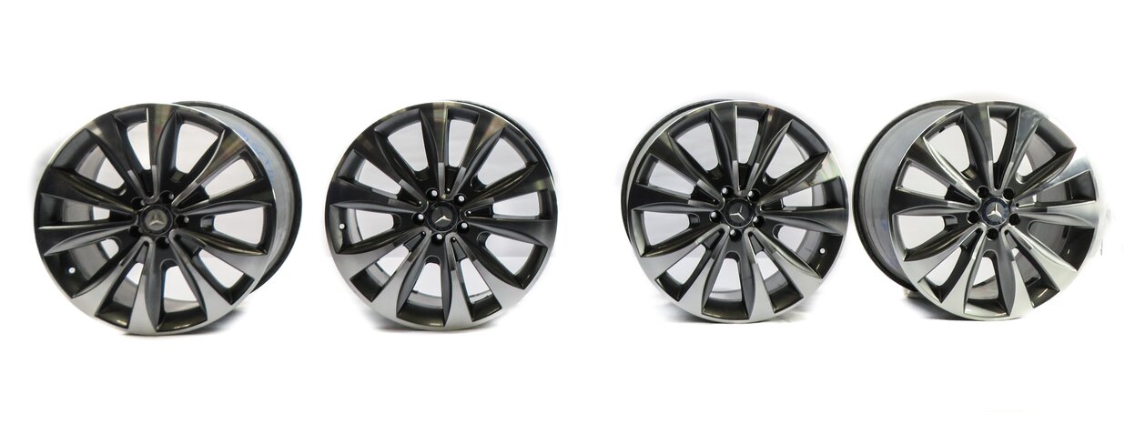 Thumbnail 2: 2013-2016 MERCEDES GL350 GL450 (X166) 20x8.5 ALUMINUM ALLOY 10-SPOKE WHEEL RIM