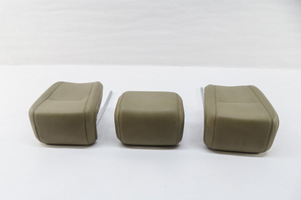 Thumbnail 3: 2014 MERCEDES GL450 (X166) REAR 2nd SECOND ROW SEAT HEADREST SET-3 (BEIGE 105A)