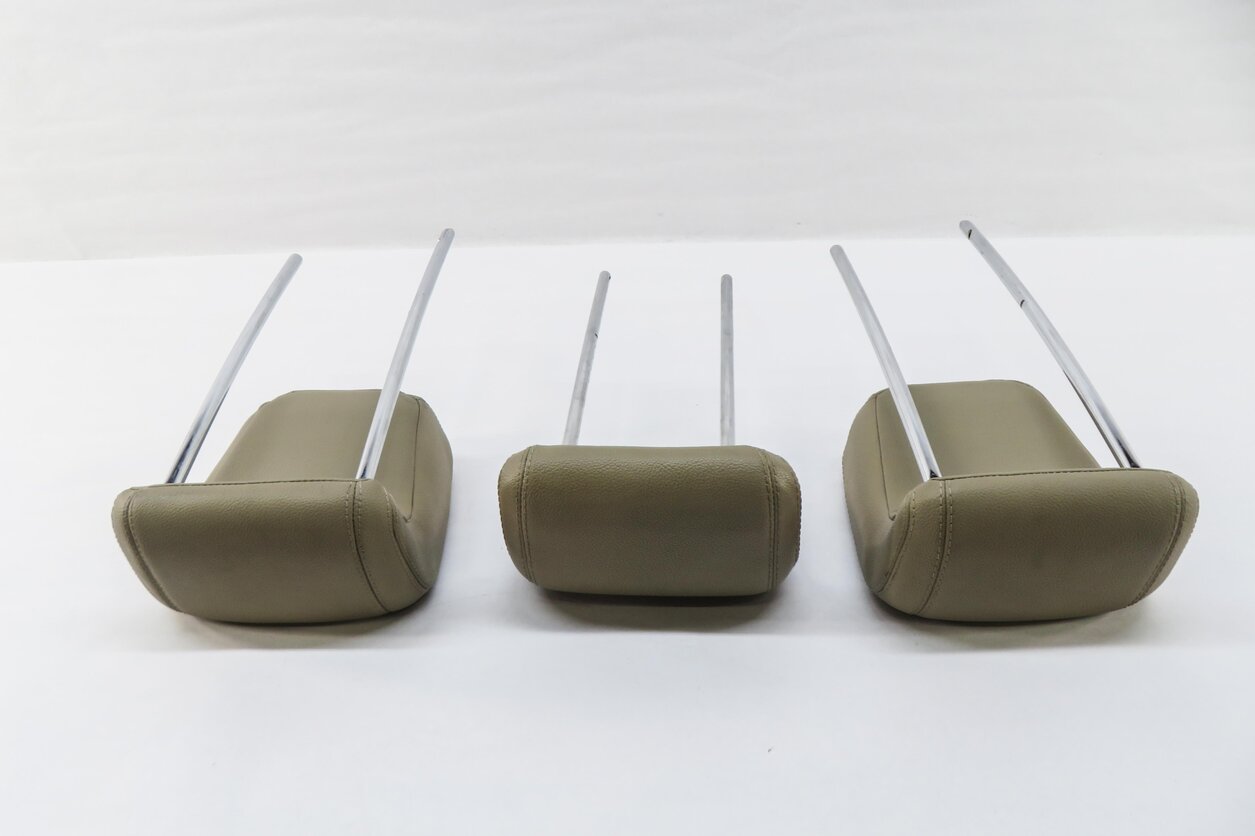 Thumbnail 4: 2014 MERCEDES GL450 (X166) REAR 2nd SECOND ROW SEAT HEADREST SET-3 (BEIGE 105A)