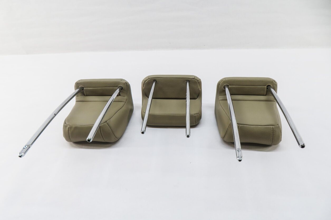Thumbnail 5: 2014 MERCEDES GL450 (X166) REAR 2nd SECOND ROW SEAT HEADREST SET-3 (BEIGE 105A)