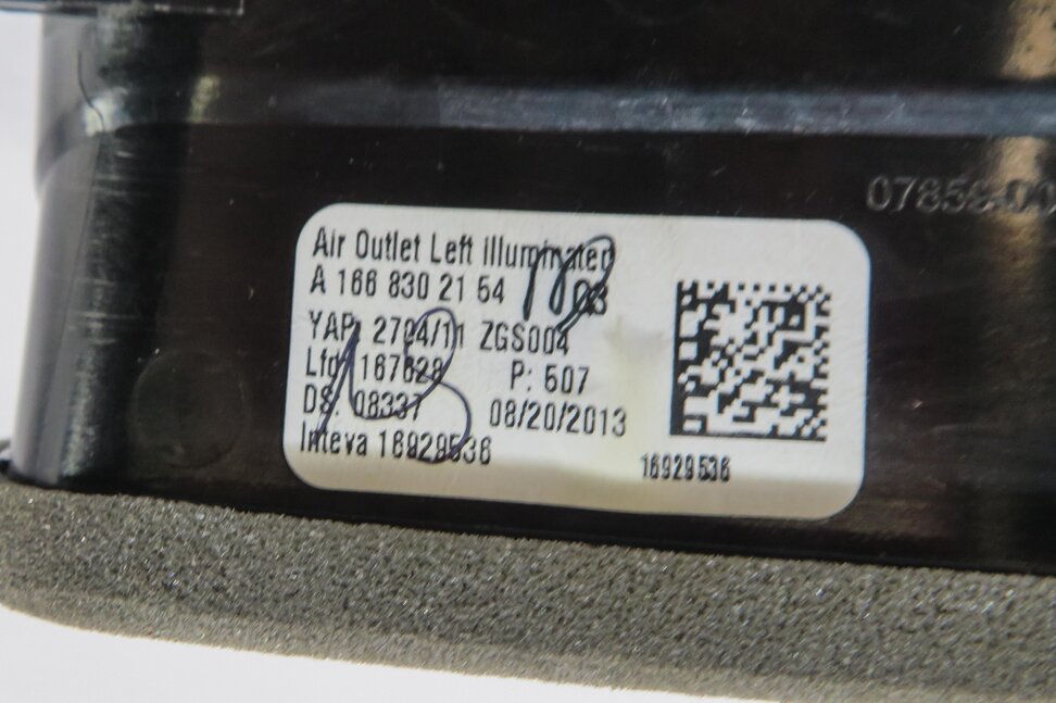 Thumbnail 5: 2014 MERCEDES GL450 (X166) LEFT FRONT DRIVER DASH HEATER A/C AIR VENT