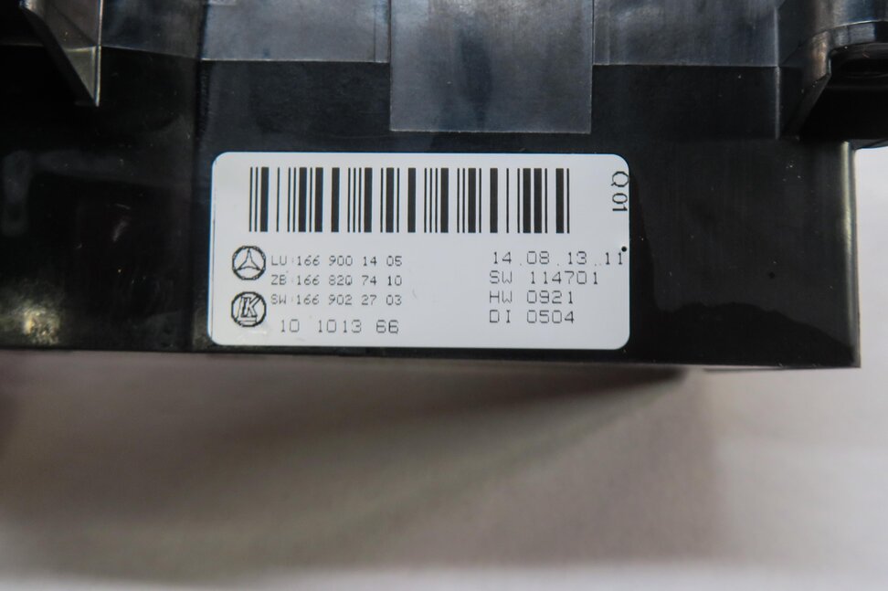 Thumbnail 5: 14-19 MERCEDES GL350 GL450 ML350 ML550 GLE GLS (W166 X166) REAR HEATER CONTROL