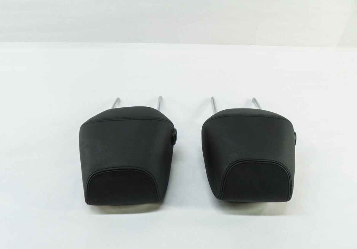 Thumbnail 4: 2014 BMW 335i (F30) FRONT LEFT & RIGHT SPORT SEAT HEADREST SET-2 (BLACK LEATHER)