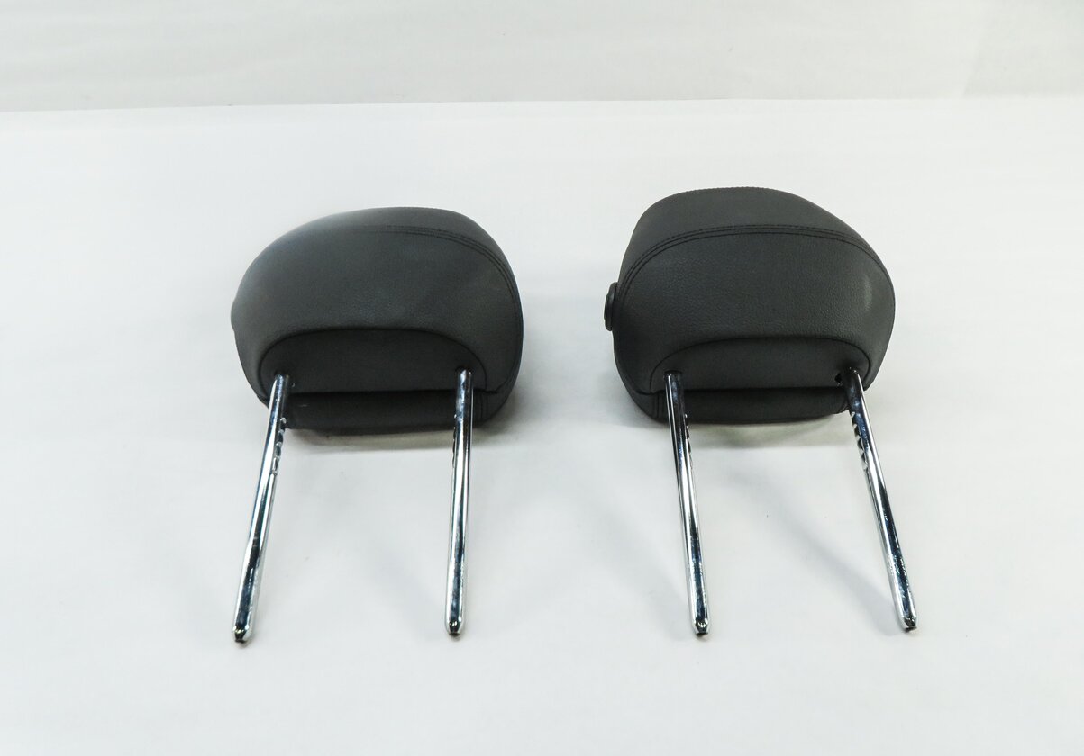 Thumbnail 5: 2014 BMW 335i (F30) FRONT LEFT & RIGHT SPORT SEAT HEADREST SET-2 (BLACK LEATHER)