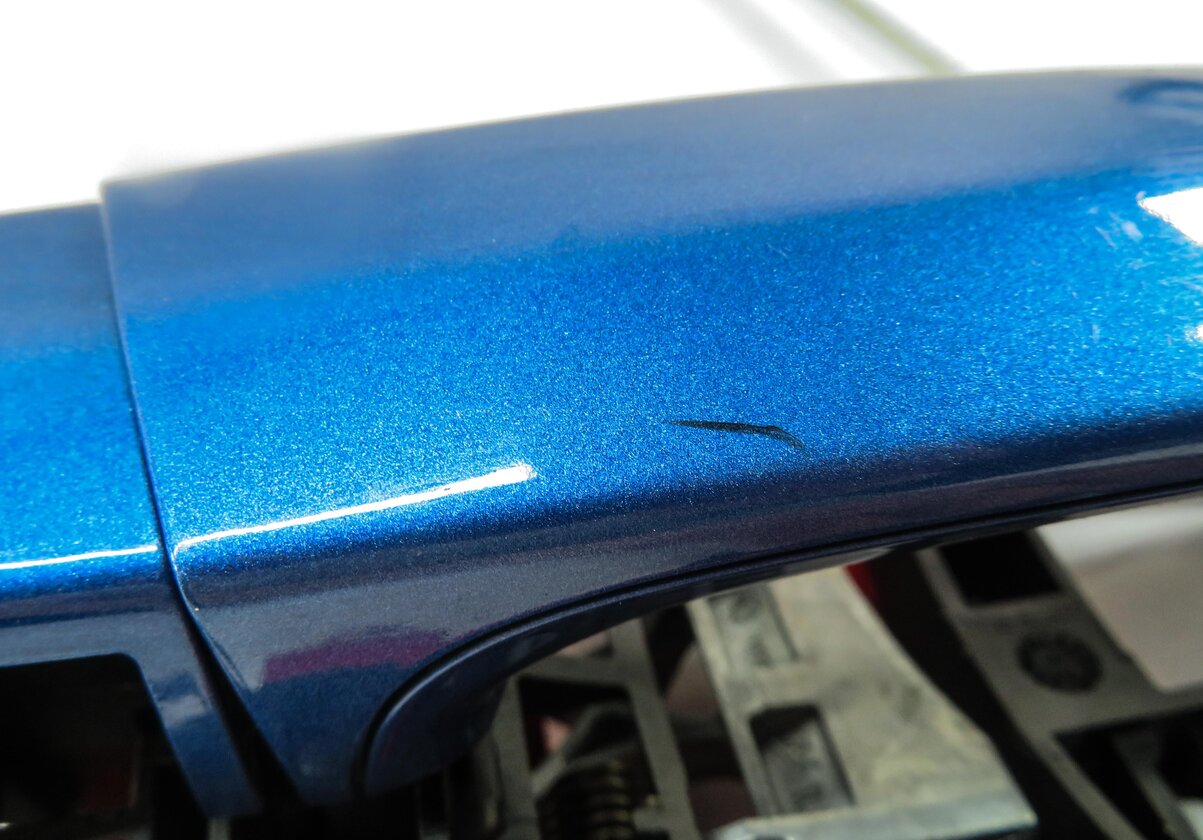 Thumbnail 6: 12-19 BMW 328i 330i 335i 340i (F30) RIGHT FRONT COMFORT DOOR HANDLE (BLUE)