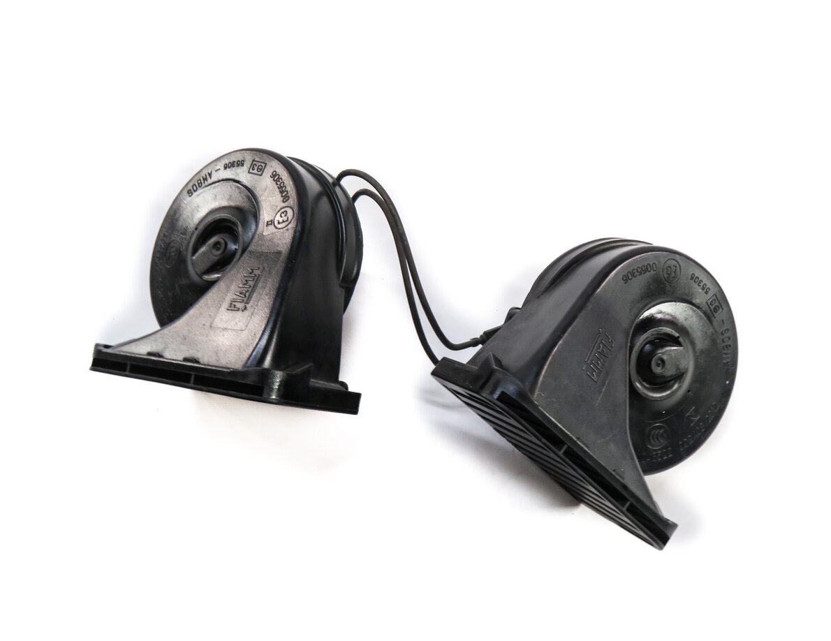 Thumbnail 1: 2010-2016 RANGE ROVER SPORT (L320) LR4 - HIGH & LOW TONE SAFETY HORN SET-2