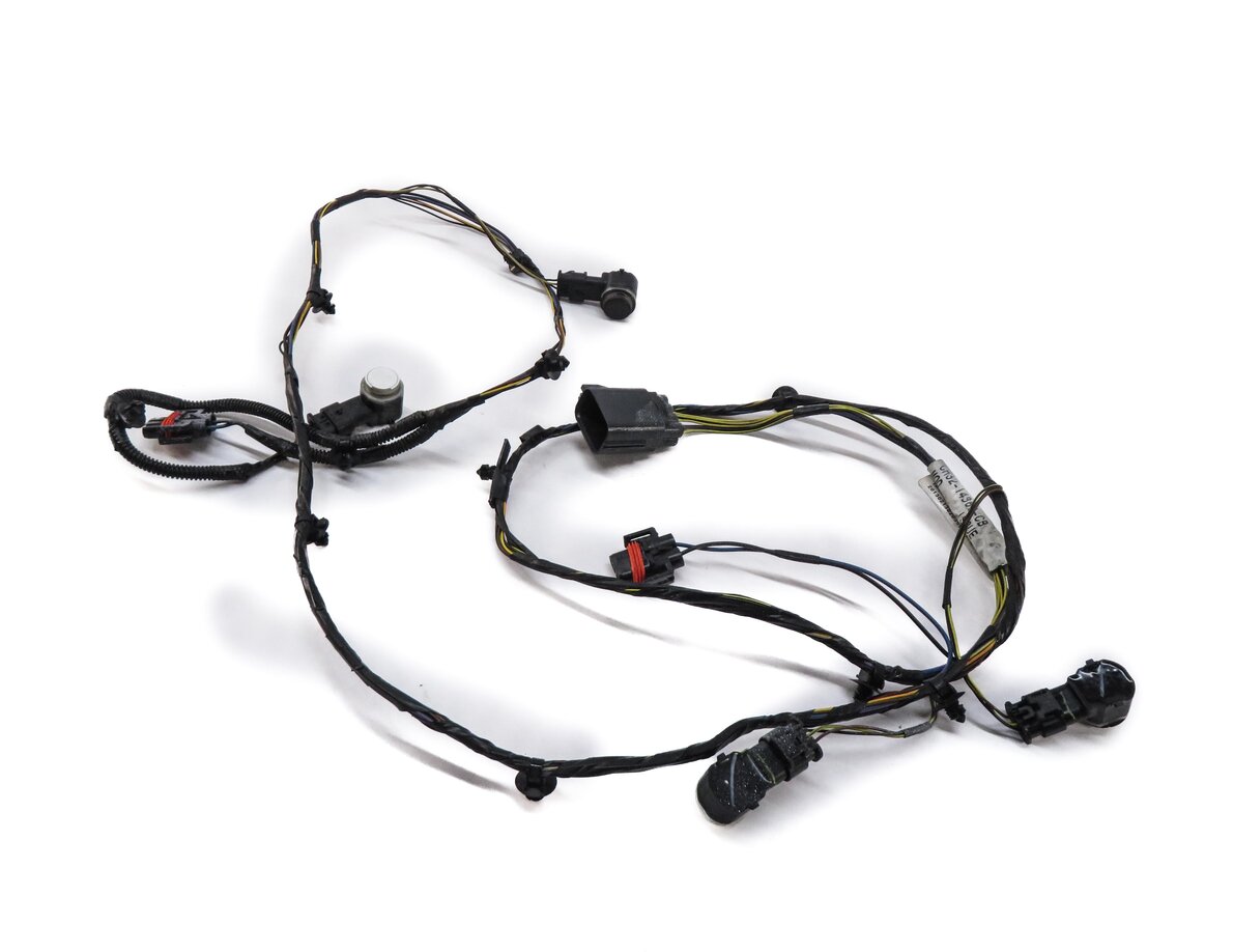 Thumbnail 1: 2013 RANGE ROVER SPORT (L320) FRONT PDC PARK SENSOR SET w/ HARNESS (FUJI WHITE)