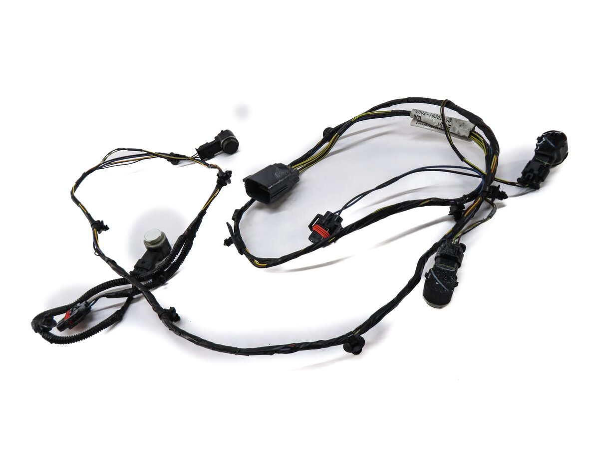 Thumbnail 3: 2013 RANGE ROVER SPORT (L320) FRONT PDC PARK SENSOR SET w/ HARNESS (FUJI WHITE)