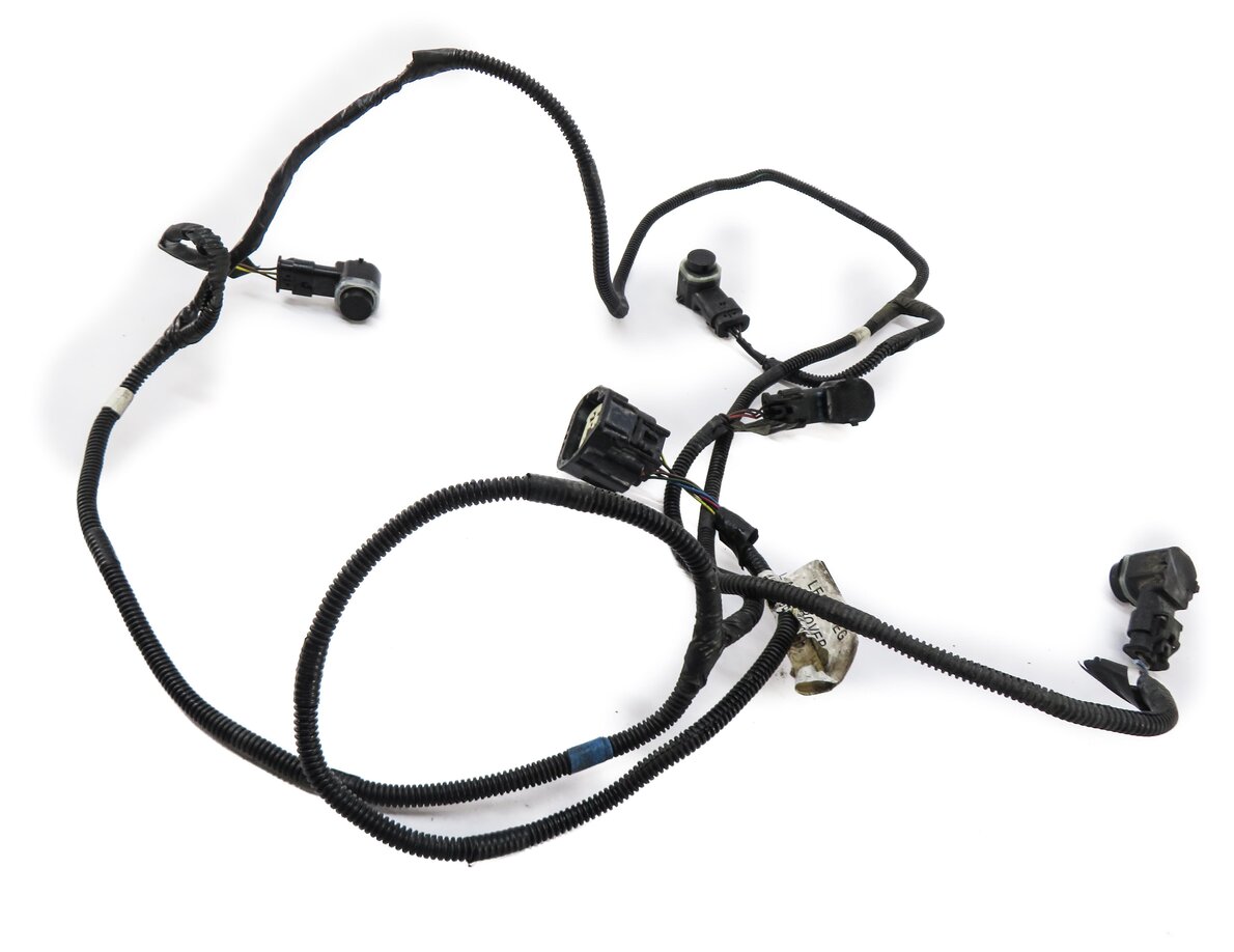 Thumbnail 2: 2013 RANGE ROVER SPORT (L320) REAR PDC PARK SENSOR SET w/ HARNESS (FUJI WHITE)