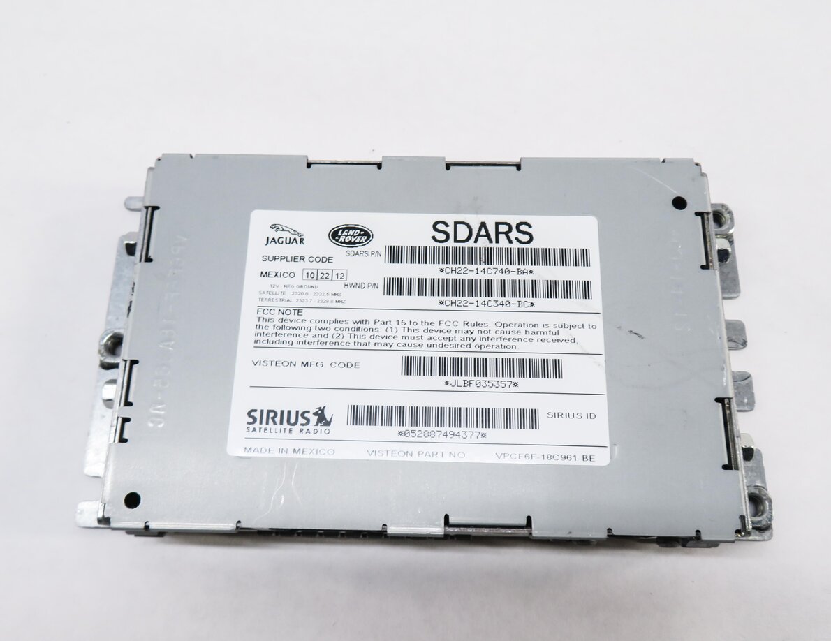 Thumbnail 2: 2012-2013 LR4 RANGE ROVER SPORT EVOQUE (L320 L538) SIRIUS SATELLITE RADIO MODULE