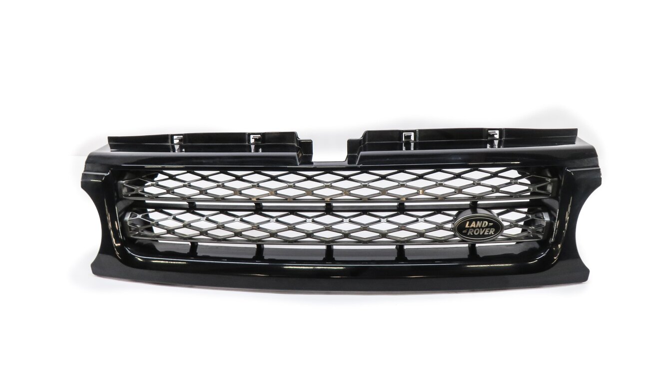 2012-2013 RANGE ROVER SPORT (L320) FRONT UPPER HOOD VENT GRILLE TRIM (BLACK)