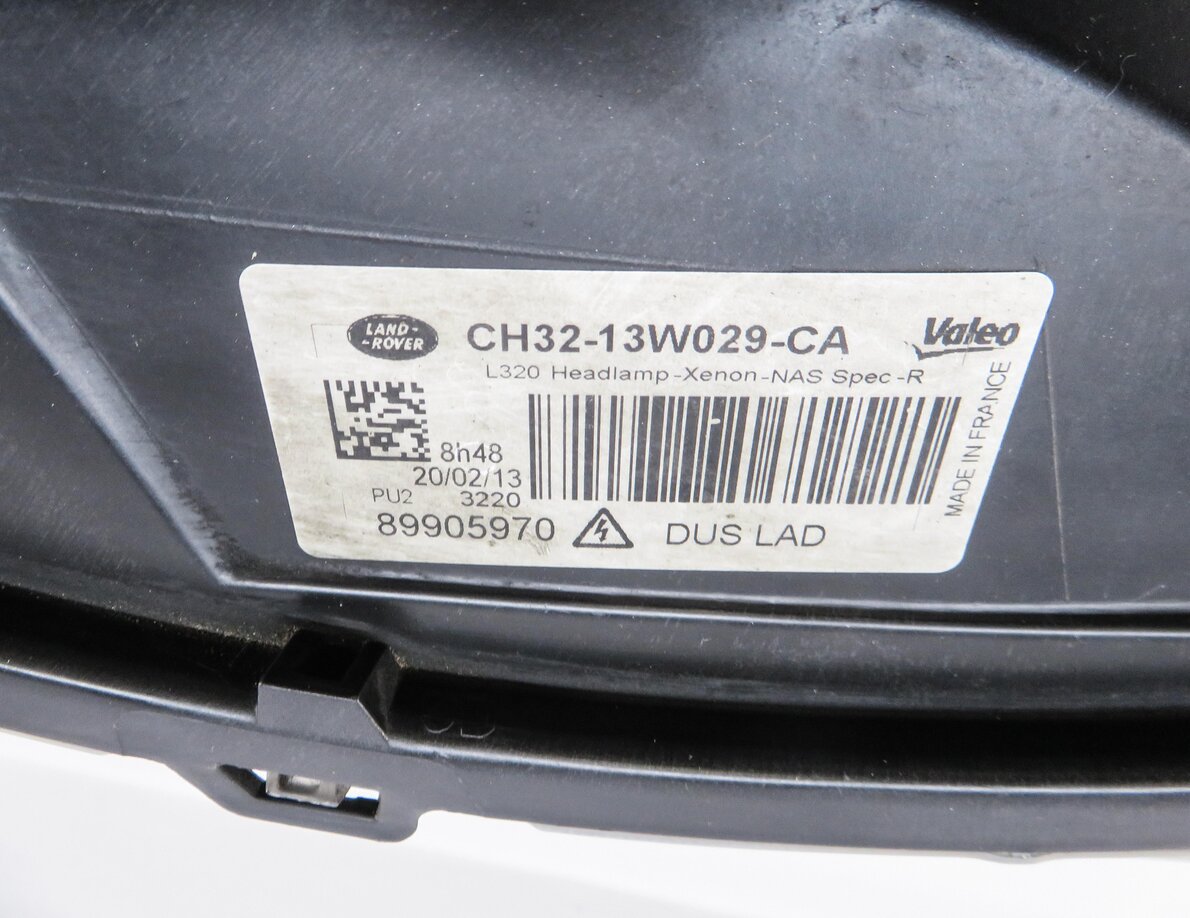 Thumbnail 6: 2012-2013 RANGE ROVER SPORT (L320) RIGHT PASSENGER XENON HID HEADLIGHT LAMP