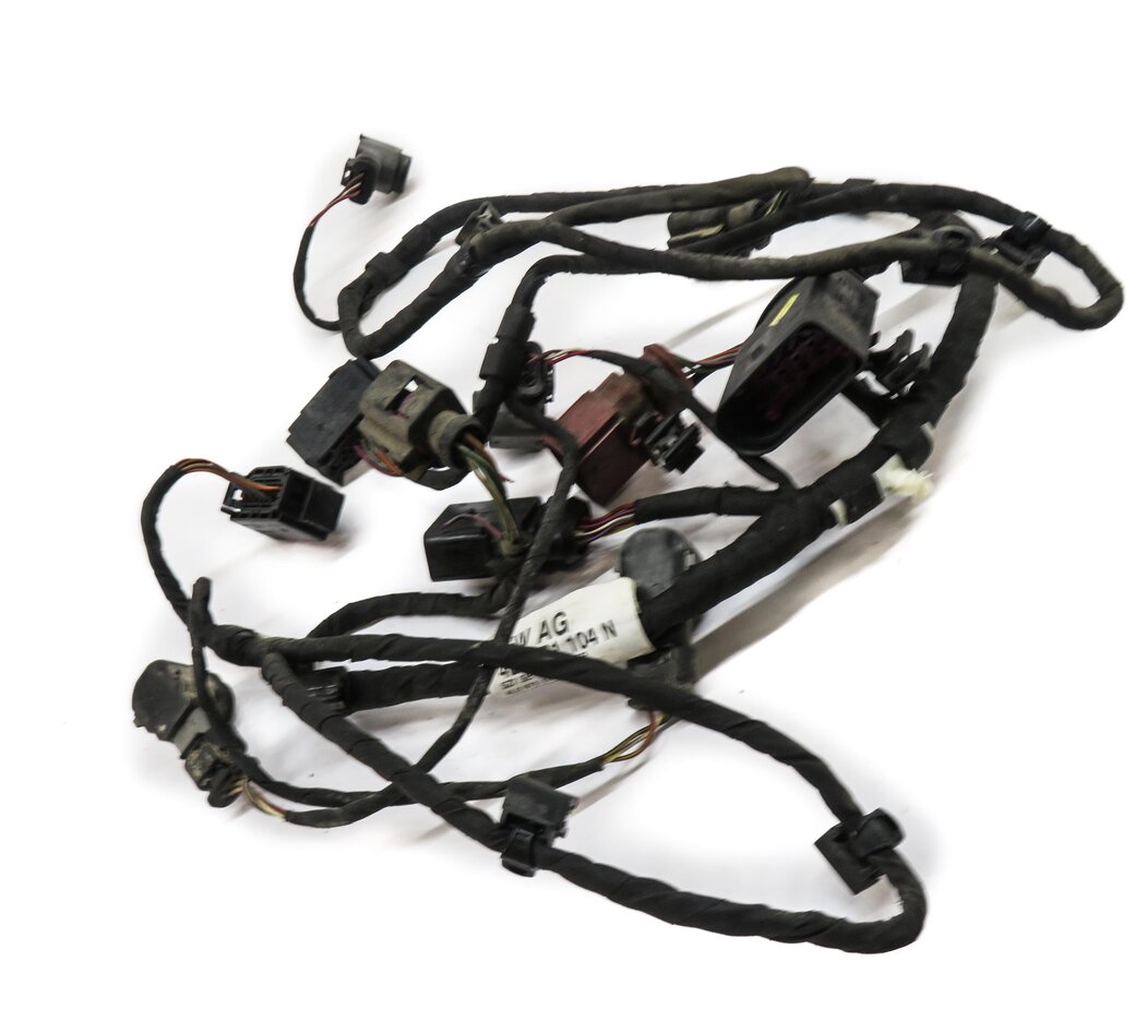 Thumbnail 2: 2008 AUDI Q7 (4L) REAR PDC PARK DISTANCE SENSOR SET w/ HARNESS (QUARTZ GRAY)