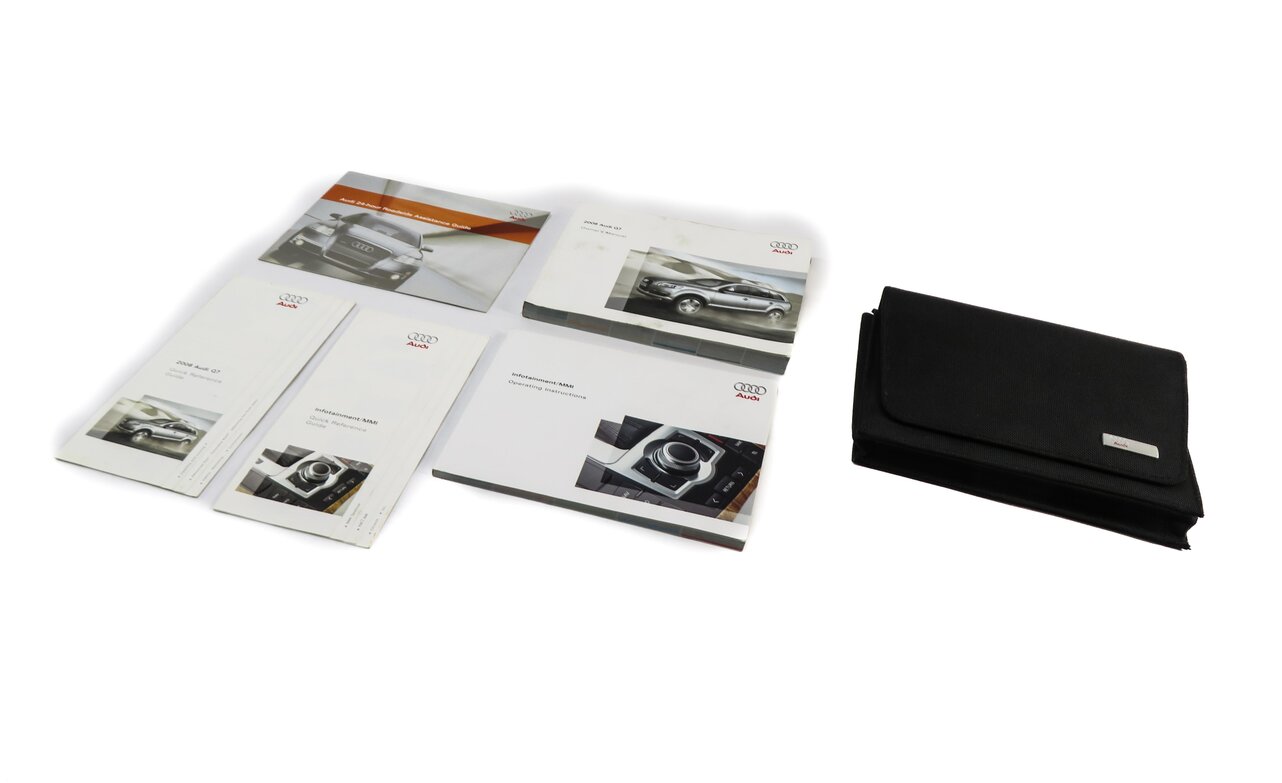 Thumbnail 2: 2008 AUDI Q7 (4L) OWNERS MANUAL BOOK BOOKLET GUIDE SET w/ CASE