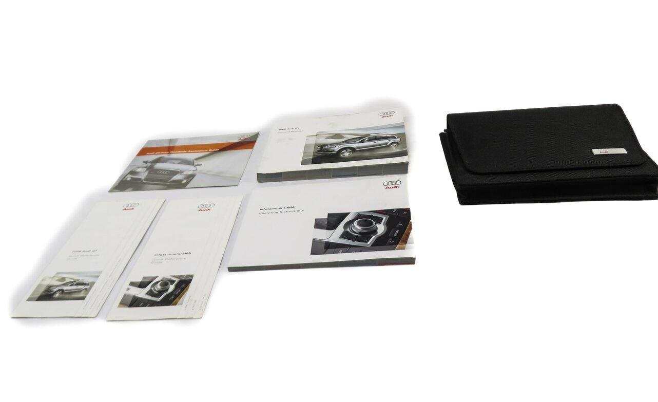 Thumbnail 3: 2008 AUDI Q7 (4L) OWNERS MANUAL BOOK BOOKLET GUIDE SET w/ CASE