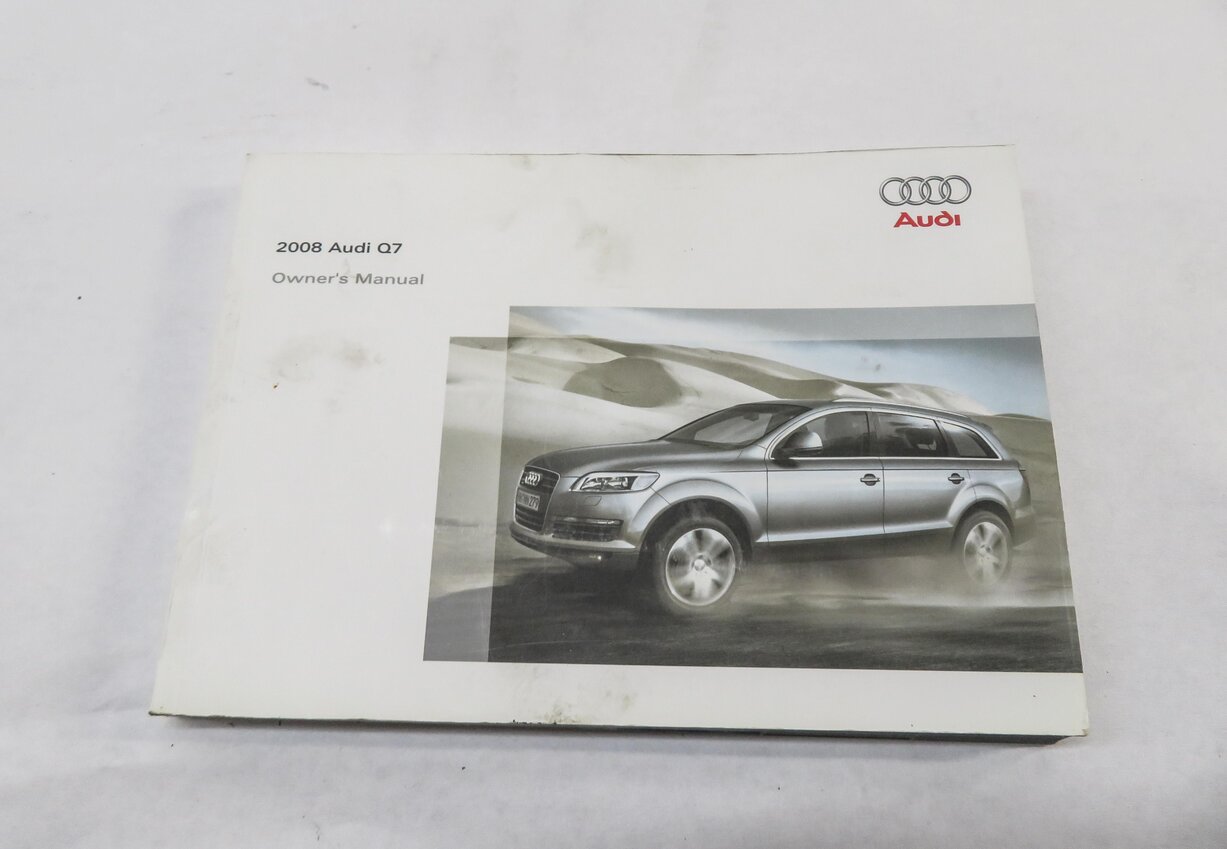 Thumbnail 7: 2008 AUDI Q7 (4L) OWNERS MANUAL BOOK BOOKLET GUIDE SET w/ CASE