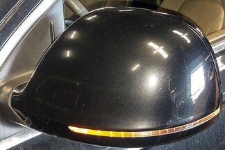 Thumbnail 2: 2007-2009 AUDI Q7 (4L) LEFT - HEATED MEMORY BLIND SPOT DOOR MIRROR (BLACK)