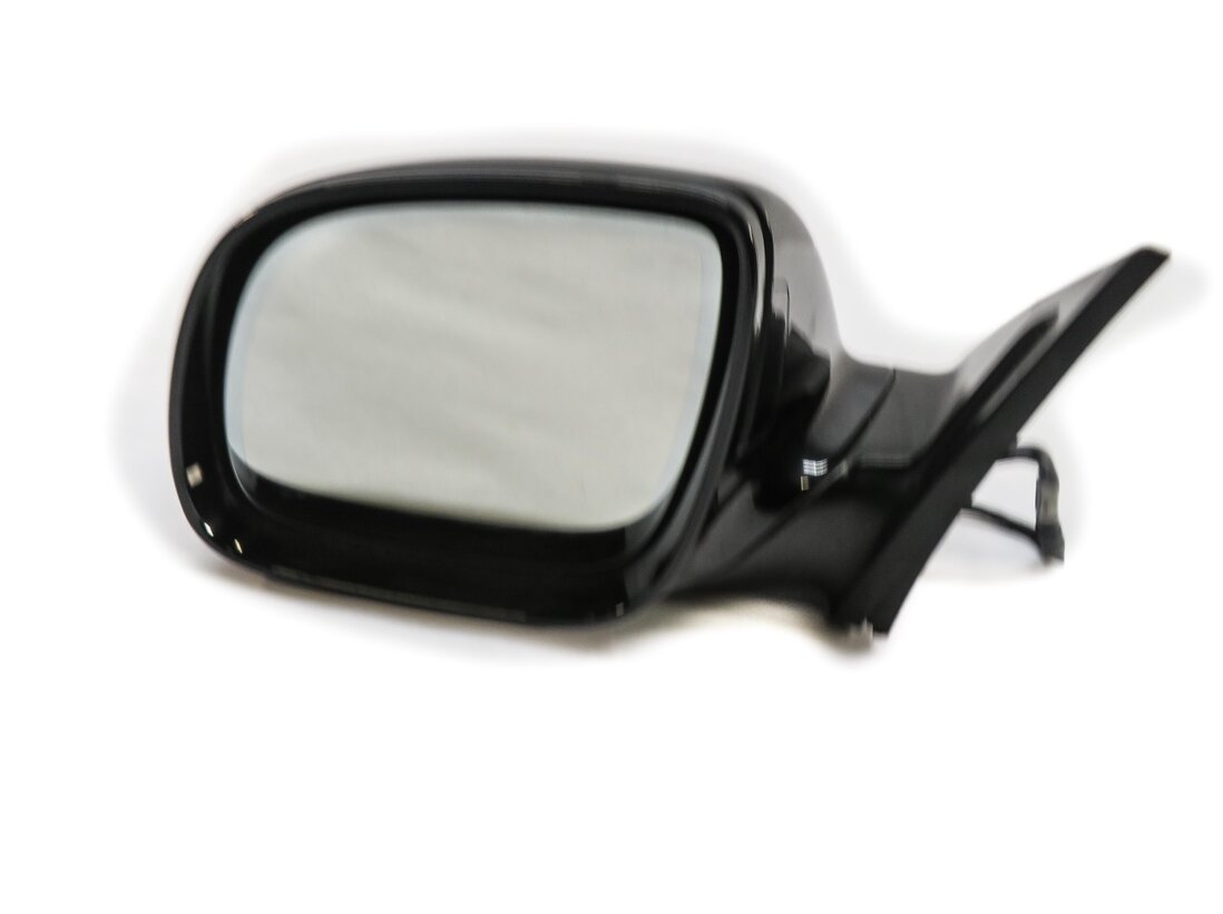 Thumbnail 3: 2007-2009 AUDI Q7 (4L) LEFT - HEATED MEMORY BLIND SPOT DOOR MIRROR (BLACK)