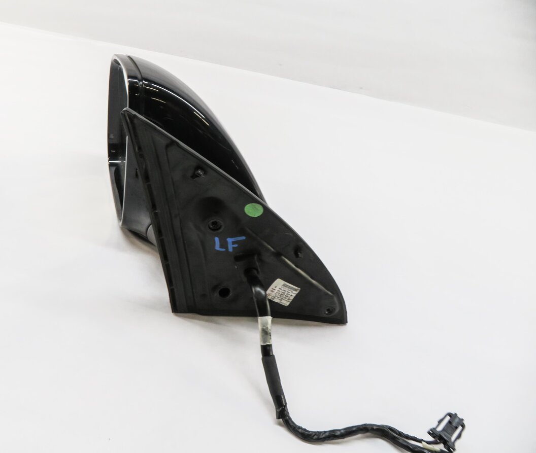 Thumbnail 4: 2007-2009 AUDI Q7 (4L) LEFT - HEATED MEMORY BLIND SPOT DOOR MIRROR (BLACK)