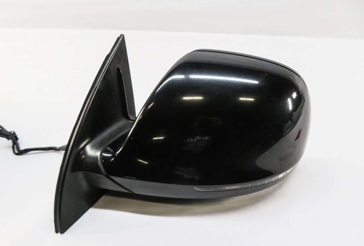Thumbnail 5: 2007-2009 AUDI Q7 (4L) LEFT - HEATED MEMORY BLIND SPOT DOOR MIRROR (BLACK)