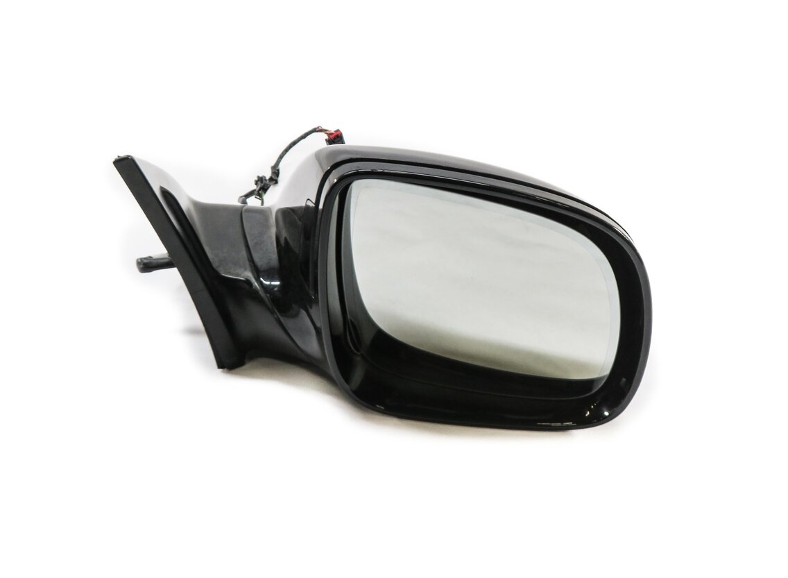 Thumbnail 3: 2007-2009 AUDI Q7 (4L) RIGHT - HEATED MEMORY BLIND SPOT DOOR MIRROR (BLACK)