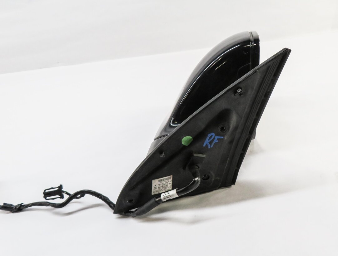 Thumbnail 4: 2007-2009 AUDI Q7 (4L) RIGHT - HEATED MEMORY BLIND SPOT DOOR MIRROR (BLACK)