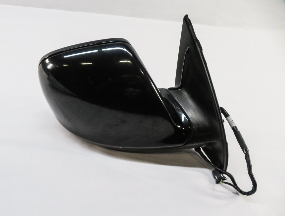 Thumbnail 5: 2007-2009 AUDI Q7 (4L) RIGHT - HEATED MEMORY BLIND SPOT DOOR MIRROR (BLACK)