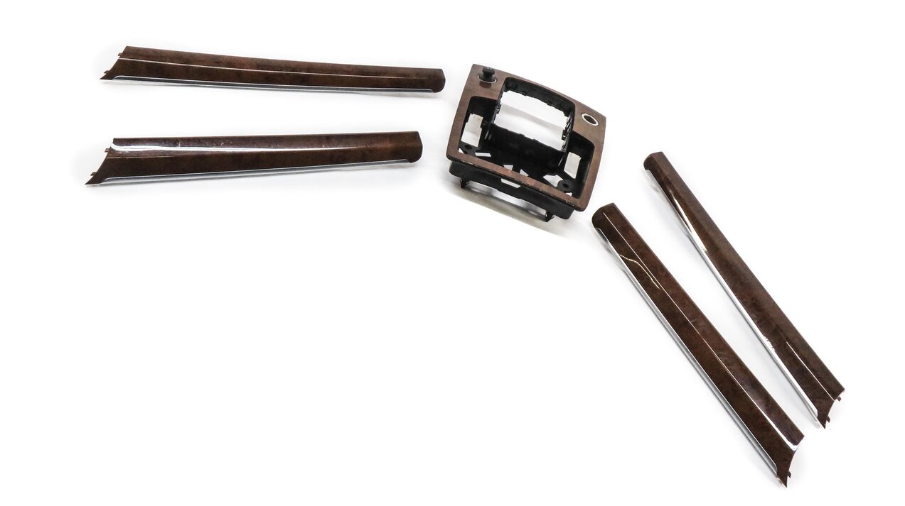 Thumbnail 11: 2008 AUDI Q7 (4L) DOOR & CONSOLE INTERIOR WOOD GRAIN TRIM SET