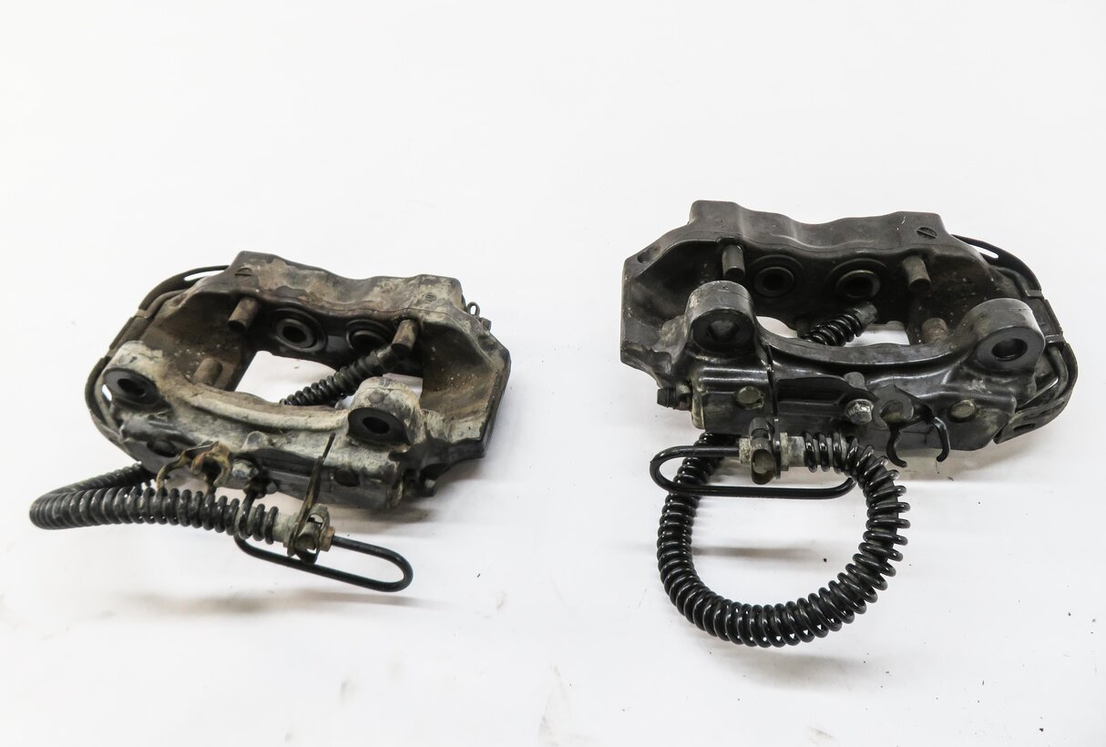 Thumbnail 4: 2004-2015 VW TOUAREG - AUDI Q7 (4L) REAR ABS DISC BRAKE CALIPER SET (BREMBO)