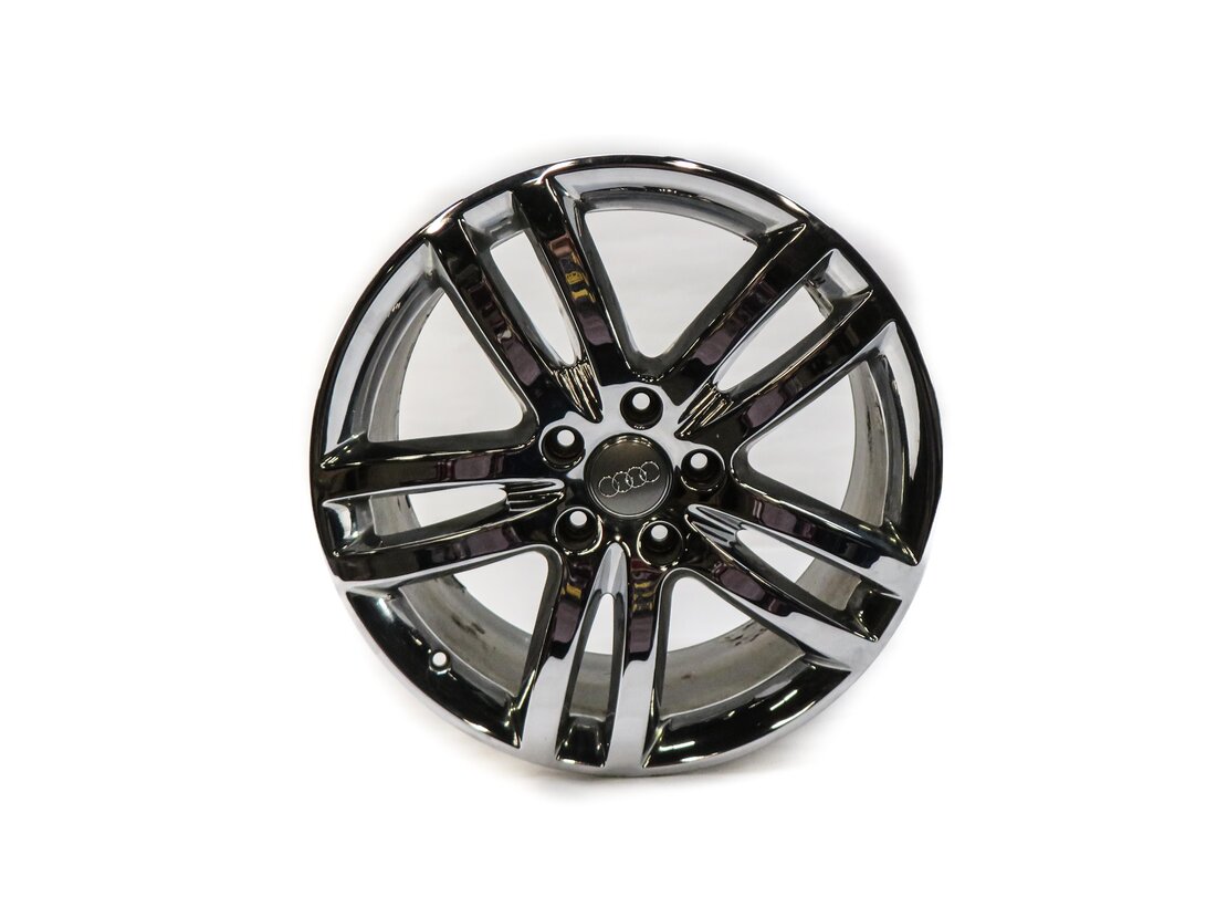 Thumbnail 2: 2007-2013 AUDI Q7 (4L) 20x9 ALUMINUM ALLOY 5-DOUBLE SPOKE CHROME WHEEL RIM