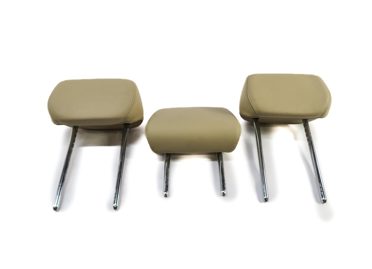 2013 BMW 328i (F30) REAR SEAT HEADREST SET (DAKOTA BEIGE LEATHER)