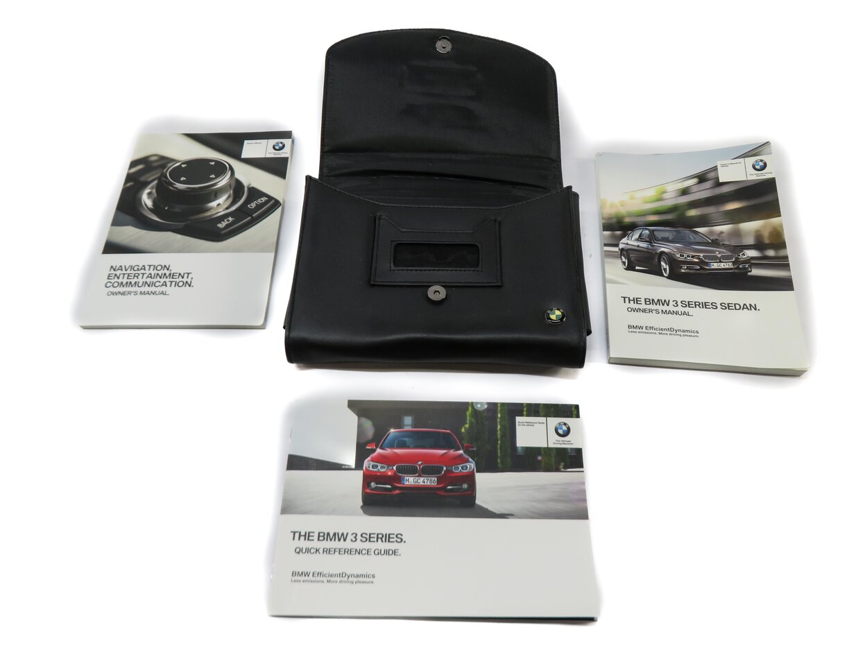 2013 BMW 328i (F30) OWNERS MANUAL BOOK BOOKLET GUIDE SET w/ CASE