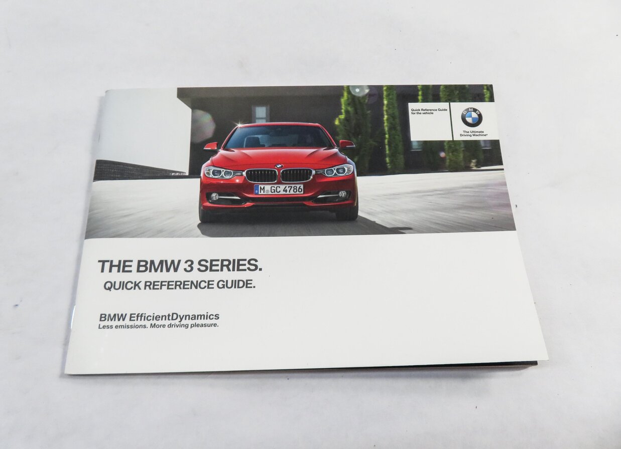 Thumbnail 4: 2013 BMW 328i (F30) OWNERS MANUAL BOOK BOOKLET GUIDE SET w/ CASE