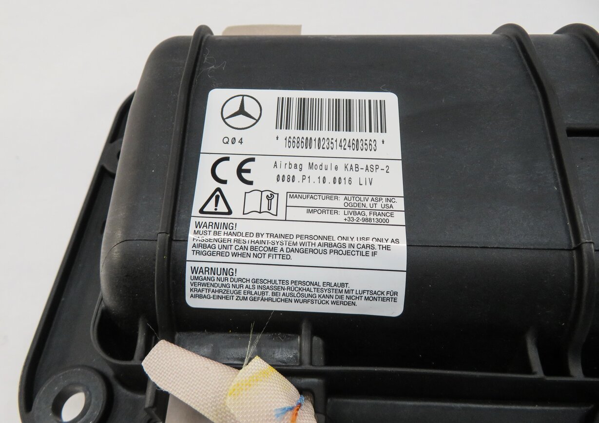 Thumbnail 5: 12-19 MERCEDES GL450 GL550 GLE GLS ML350 ML550 (X166 W166) DRIVER KNEE AIRBAG