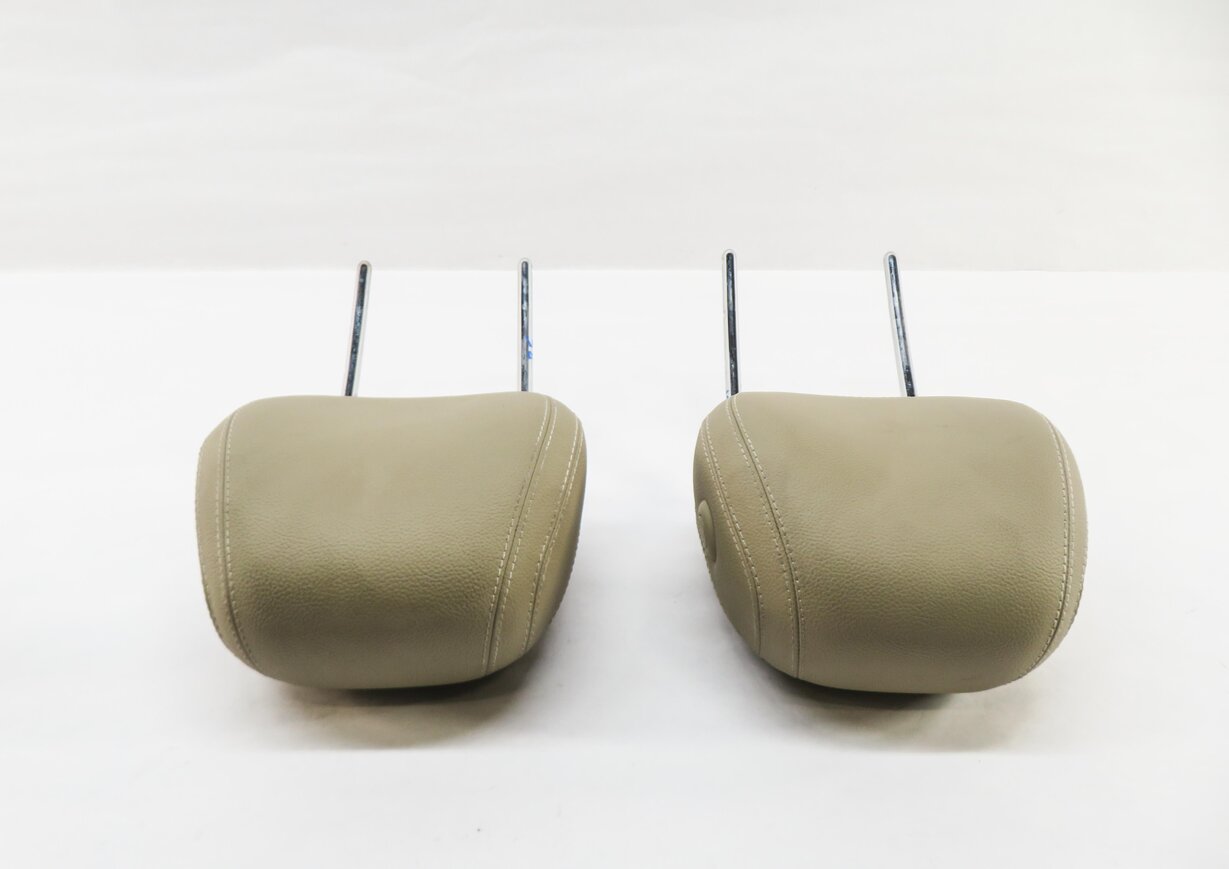 Thumbnail 3: 2015 MERCEDES ML350 (W166) FRONT LEFT & RIGHT SEAT HEADREST SET-2 (BEIGE 105A)