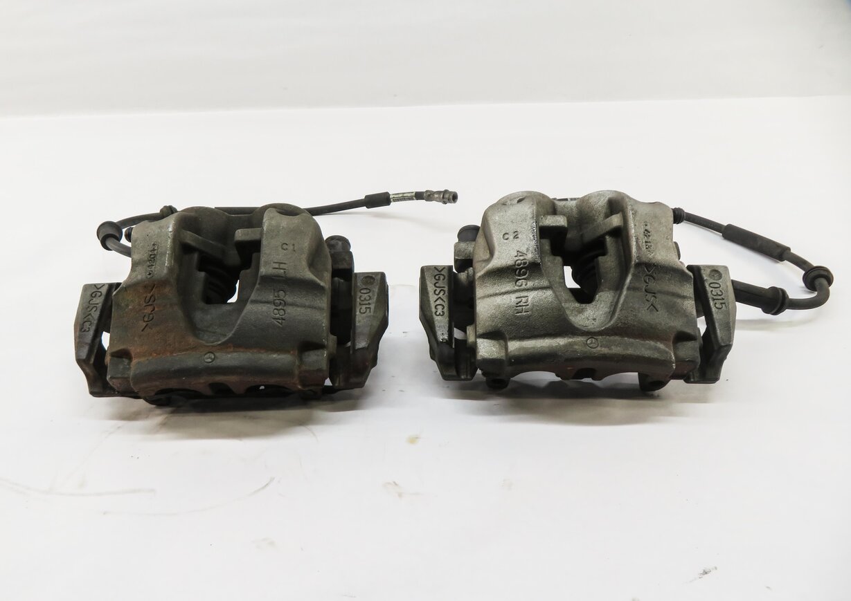 Thumbnail 2: 2012-2019 MERCEDES GL350 GL450 GLS350 ML350 (X166 W166) FRONT BRAKE CALIPER SET