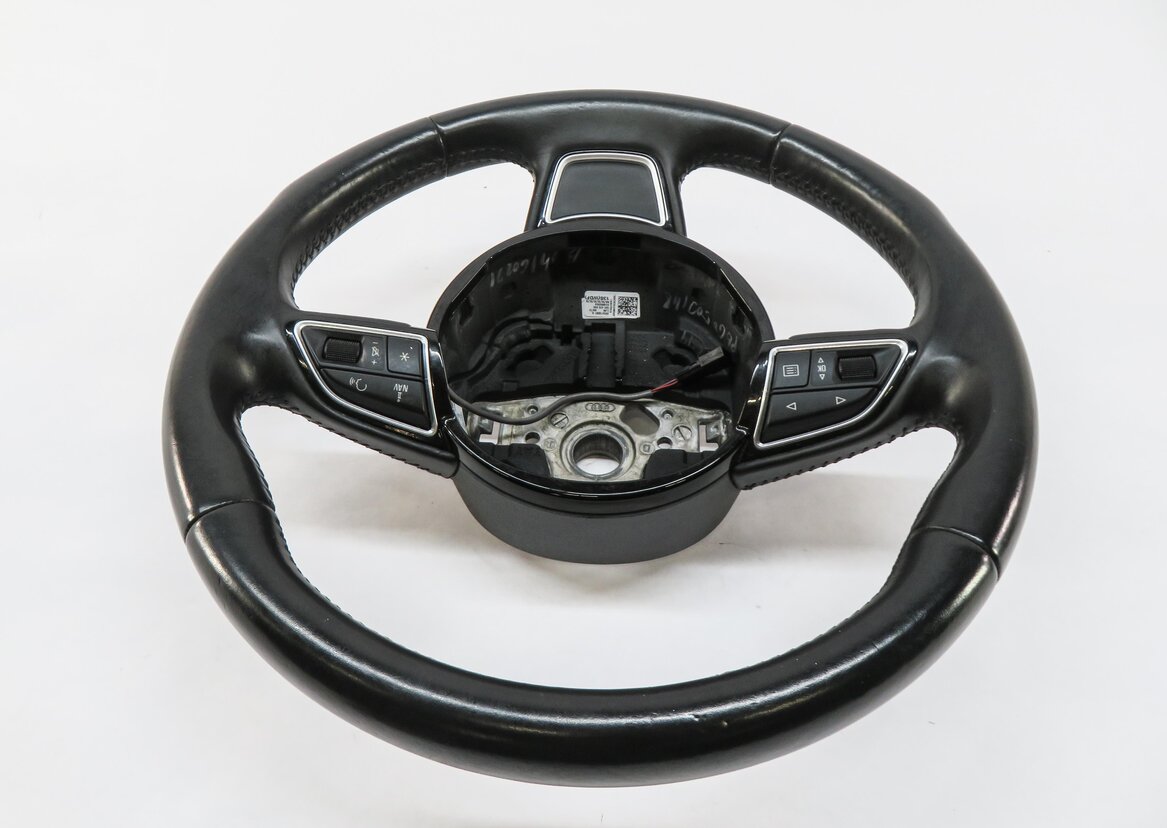 Thumbnail 5: 2015-2016 AUDI A3 (8V) 3-SPOKE SPORT STEERING WHEEL (BLACK)
