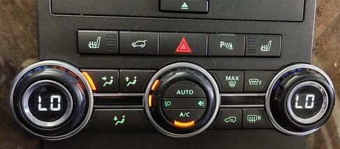 Thumbnail 2: 2012-2013 RANGE ROVER SPORT (L320) FRONT HEATER A/C TEMPERATURE CLIMATE CONTROL