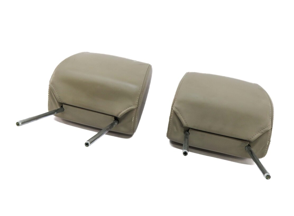 2012 RANGE ROVER SPORT (L320) FRONT SEAT HEADREST SET (ALMOND BEIGE LEATHER)