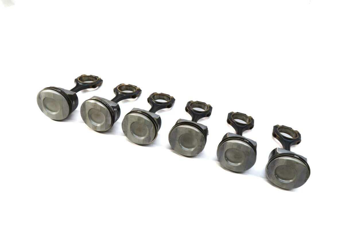 12-18 MERCEDES C300 C350 E350 E400 GLK350 ML350 SLK350 - 3.5L ENGINE PISTON SET