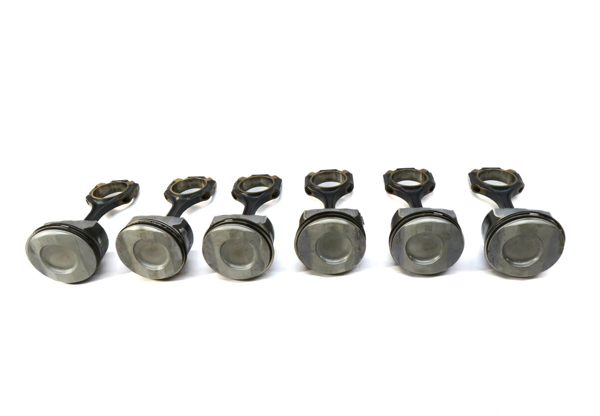 Thumbnail 3: 12-18 MERCEDES C300 C350 E350 E400 GLK350 ML350 SLK350 - 3.5L ENGINE PISTON SET