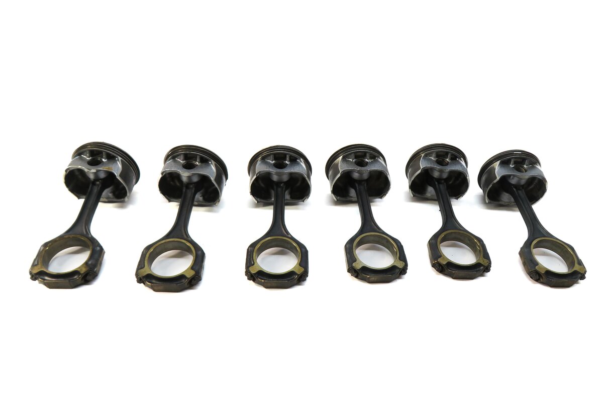 Thumbnail 4: 12-18 MERCEDES C300 C350 E350 E400 GLK350 ML350 SLK350 - 3.5L ENGINE PISTON SET