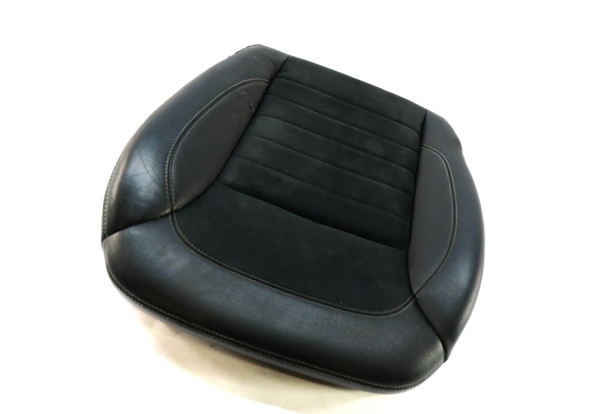 2013 MERCEDES ML350 (W166) PASSENGER BOTTOM HEATED SEAT CUSHION (BLACK SUEDE)