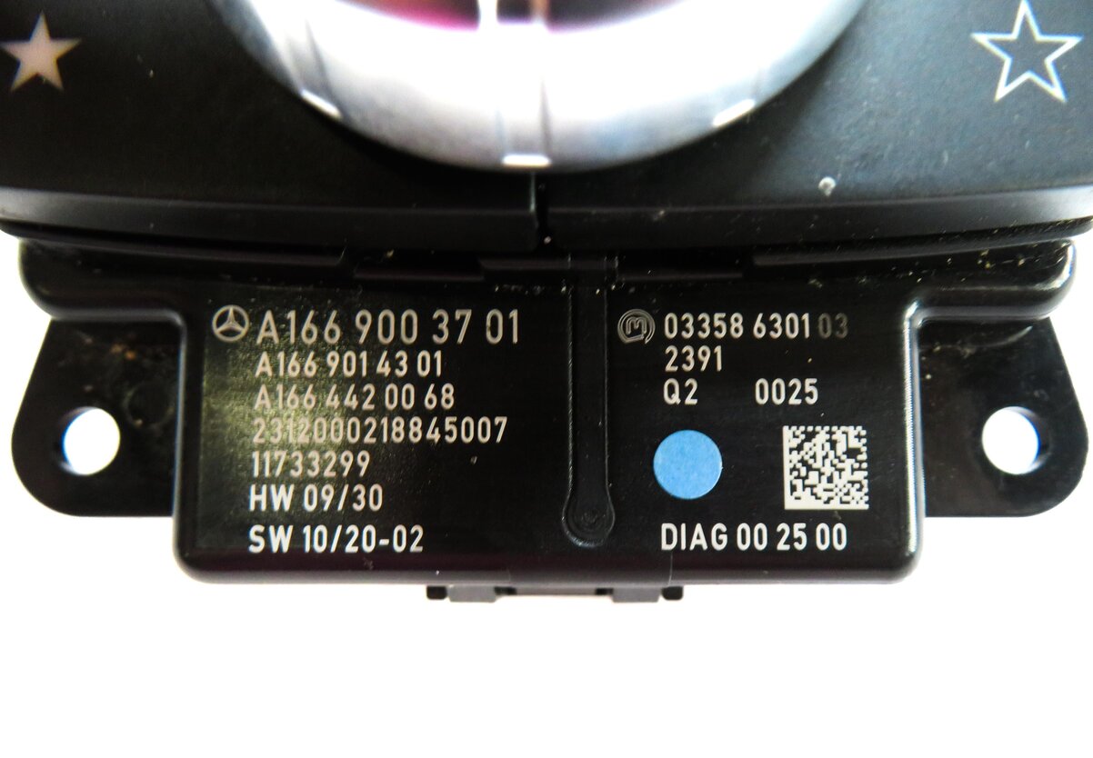 Thumbnail 5: 2012-2013 MERCEDES G550 GL350 GL450 GL550 ML350 ML550 (W166 X166) RADIO GPS KNOB