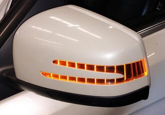 Thumbnail 2: 12-16 MERCEDES GL450 GL550 ML350 (W166 X166) LEFT - BLIND SPOT MIRROR (WHITE)