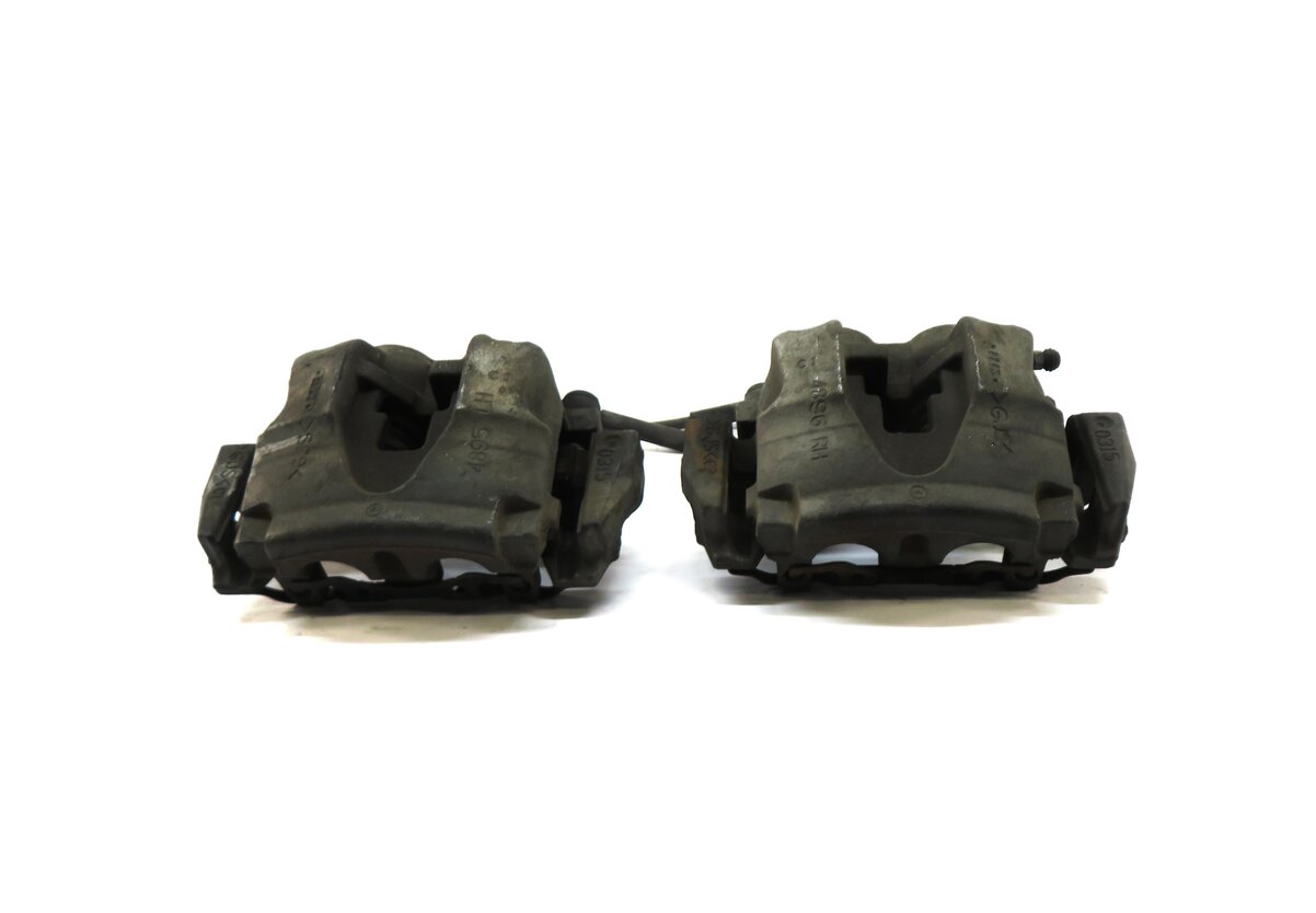Thumbnail 3: 2012-2019 MERCEDES GL350 GL450 GLS350 ML350 (X166 W166) FRONT BRAKE CALIPER SET