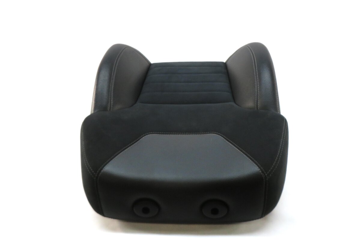 Thumbnail 2: 13 MERCEDES ML350 W166 PASSENGER UPPER TOP HEATED SEAT CUSHION (BLACK SUEDE)