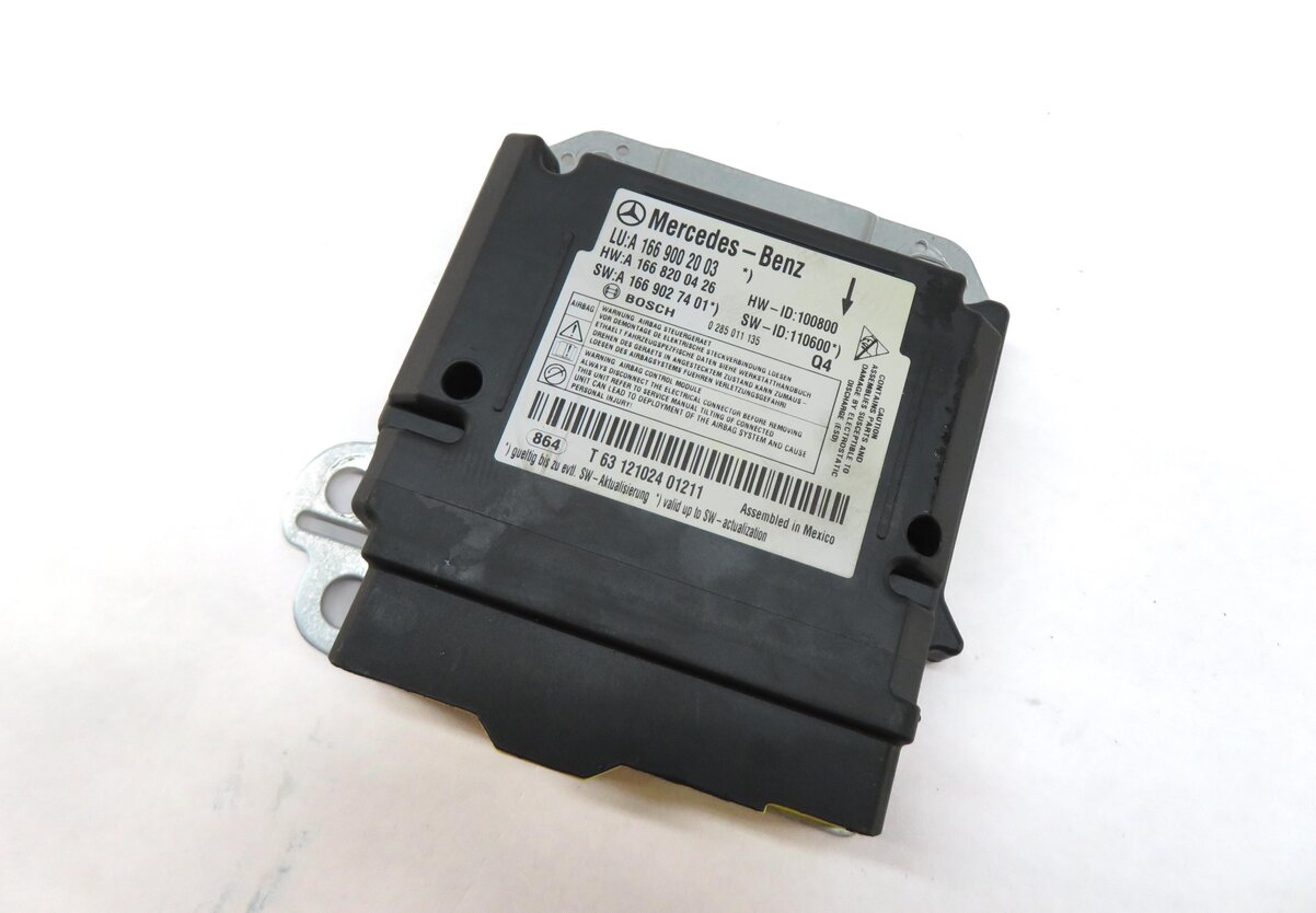12-15 MERCEDES G550 G63 GL350 GL450 GL550 ML350 ML550 (X166 W166) SRS BAG MODULE